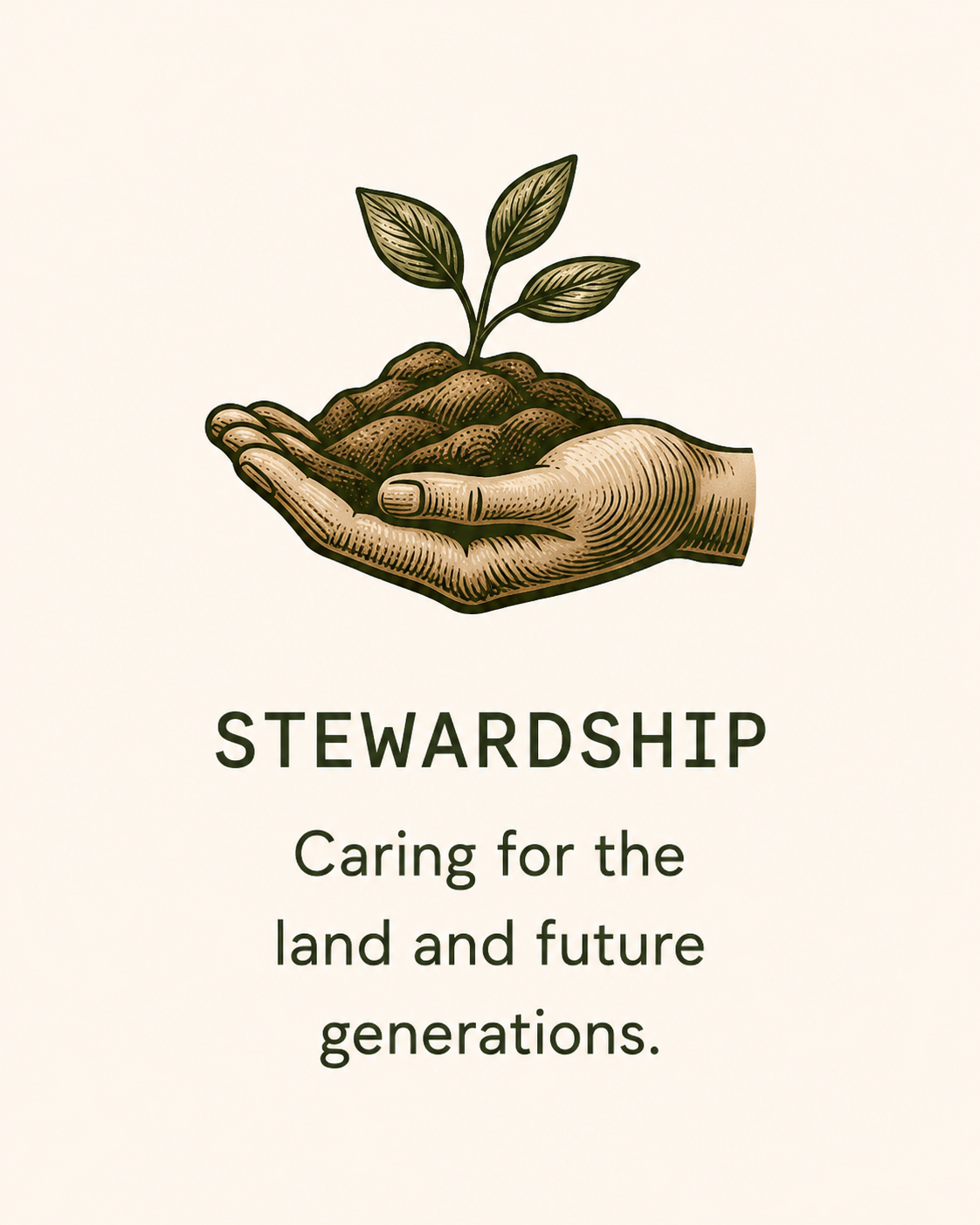 Stewardship — caring for land, resources, and family legacy